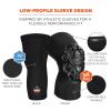 imageErgodyne ProFlex 550 Padded Knee Sleeves 3Layer Foam Cap Knee PadsXLarge 