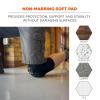 imageErgodyne ProFlex 550 Padded Knee Sleeves 3Layer Foam Cap Knee PadsXLarge 