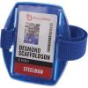 imageErgodyne Squids 3386 Vinyl Arm Band IDBadge HolderBlue 10pack