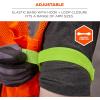 imageErgodyne Squids 3386 Vinyl Arm Band IDBadge HolderHivis Lime 10pack