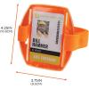 imageErgodyne Squids 3386 Vinyl Arm Band IDBadge HolderOrange 10pack