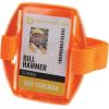 imageErgodyne Squids 3386 Vinyl Arm Band IDBadge HolderOrange 10pack