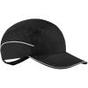 imageLightweight Bump Cap with LED Brim Lighting Baseball Hat Style Ergodyne Skullerz 8965 BlackBlack