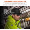 imageLightweight Bump Cap with LED Brim Lighting Baseball Hat Style Ergodyne Skullerz 8965 BlackBlack
