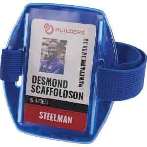 imageErgodyne Squids 3386 Vinyl Arm Band IDBadge HolderBlue
