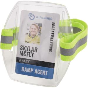 imageErgodyne Squids 3386 Vinyl Arm Band IDBadge HolderHivis Lime