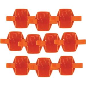 imageErgodyne Squids 3386 Vinyl Arm Band IDBadge HolderOrange 10pack
