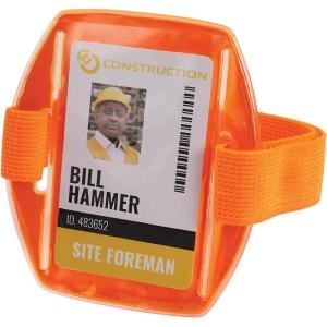 imageErgodyne Squids 3386 Vinyl Arm Band IDBadge HolderOrange
