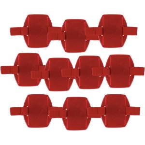 imageErgodyne Squids 3386 Vinyl Arm Band IDBadge HolderRed 10pack