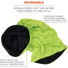 imageErgodyne NFerno 6491 Reversible Neck Gaiter Multiple Ways to Wear Headband or Face Mask Fleece LinedLime
