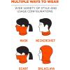 imageErgodyne NFerno 6491 Reversible Neck Gaiter Multiple Ways to Wear Headband or Face Mask Fleece LinedLime