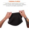 imageErgodyne NFerno 6960 Winter Neck Gaiter Thermal Fleece High Visibility LimeBlack