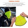 imageErgodyne NFerno 6960 Winter Neck Gaiter Thermal Fleece High Visibility LimeHivis Lime