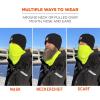 imageErgodyne NFerno 6960 Winter Neck Gaiter Thermal Fleece High Visibility LimeHivis Lime