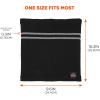 imageErgodyne NFerno 6961 Reflective Neck Warmer Fleece Neck Gaiter Winter Face Covering BlackBlack