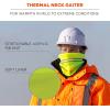 imageErgodyne NFerno 6961 Reflective Neck Warmer Fleece Neck Gaiter Winter Face Covering BlackLime