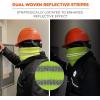 imageErgodyne NFerno 6961 Reflective Neck Warmer Fleece Neck Gaiter Winter Face Covering BlackLime
