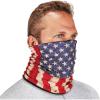 imageErgodyne NFerno 6491 Reversible Neck Gaiter Multiple Ways to Wear Headband or Face Mask Fleece LinedAmerican Flag