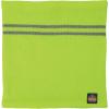 imageErgodyne NFerno 6961 Reflective Neck Warmer Fleece Neck Gaiter Winter Face Covering BlackLime