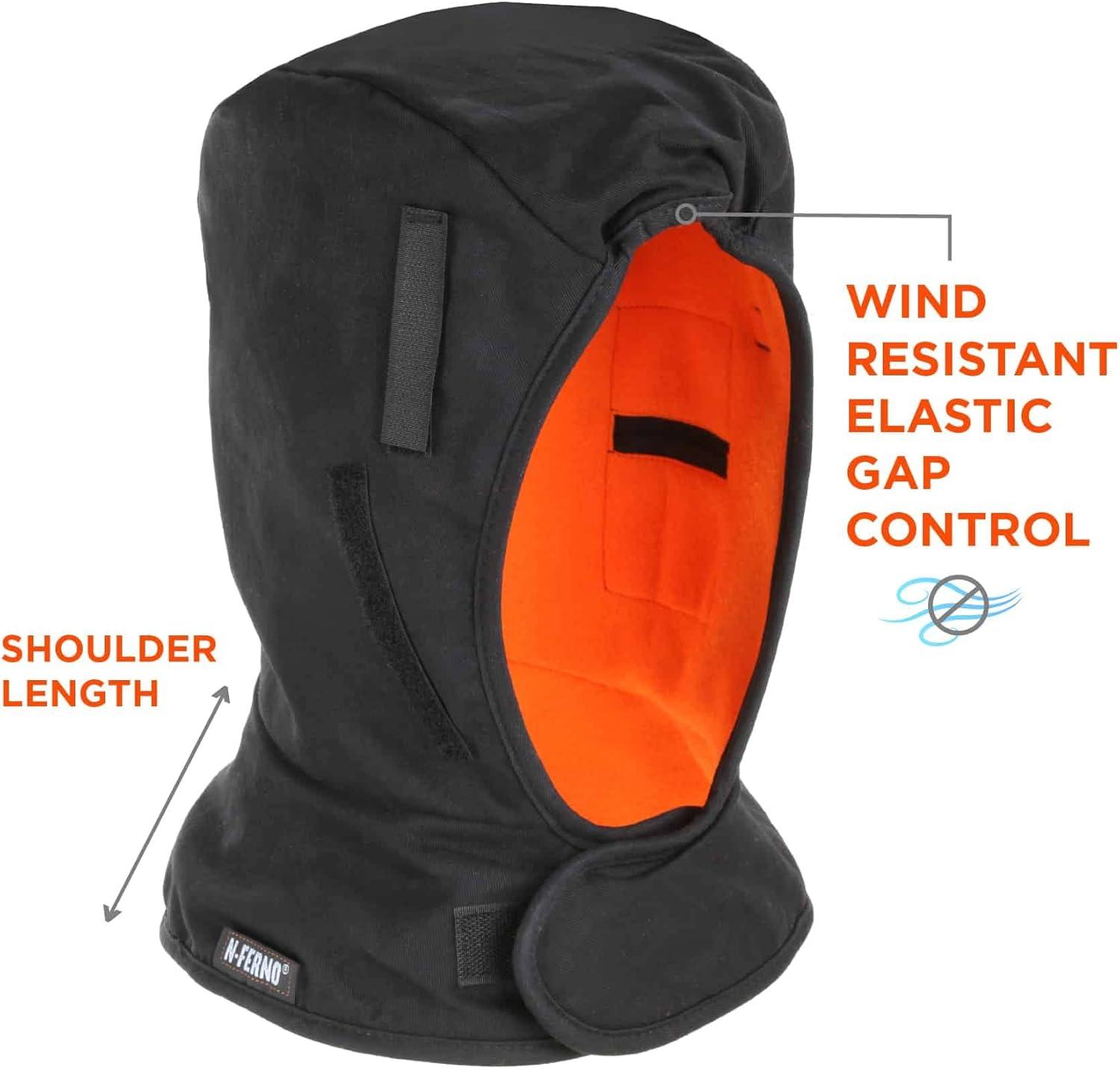 imageErgodyne Mens 2layer Winter Shoulder  Cotton Head Liner Black