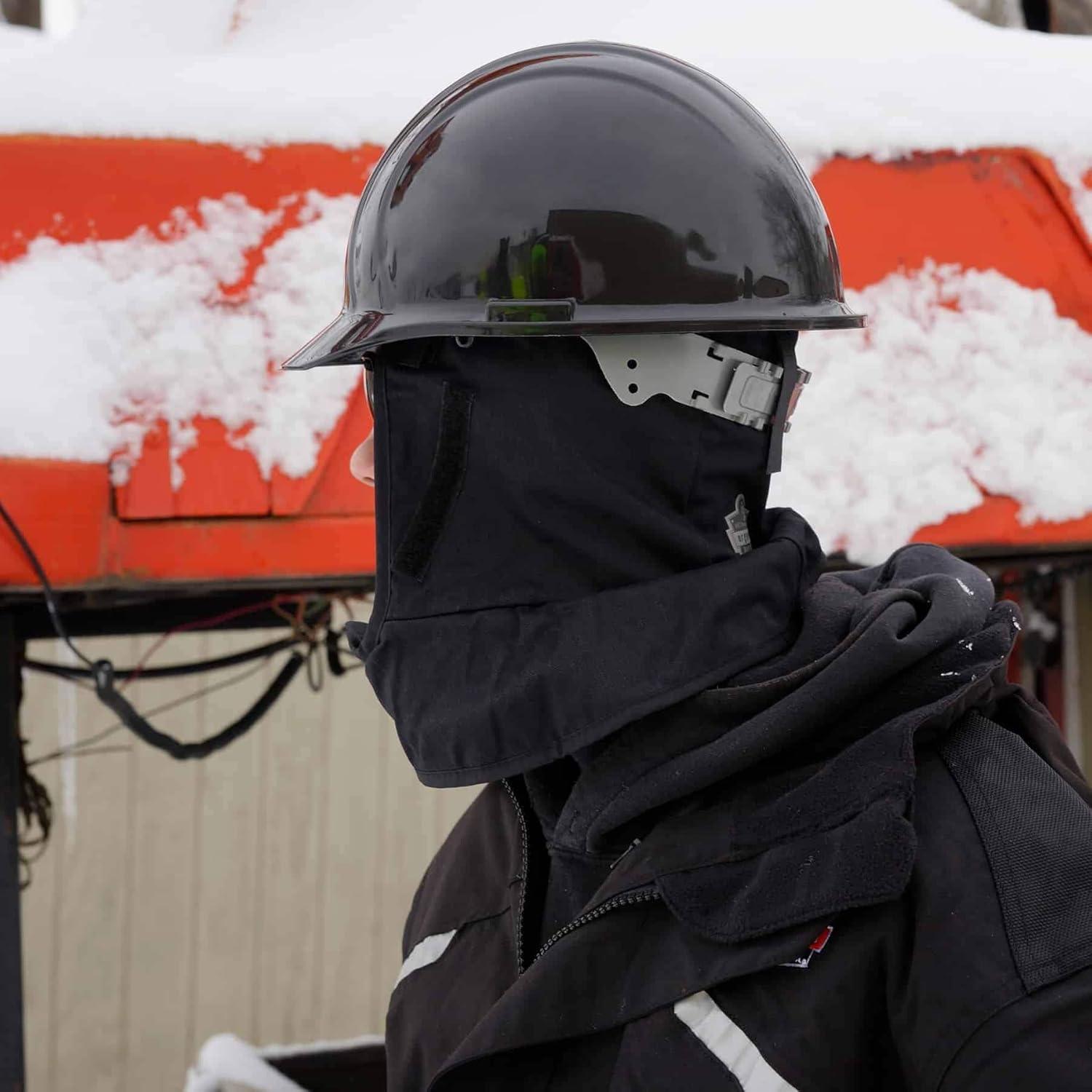 imageErgodyne Mens 2layer Winter Shoulder  Cotton Head Liner Black