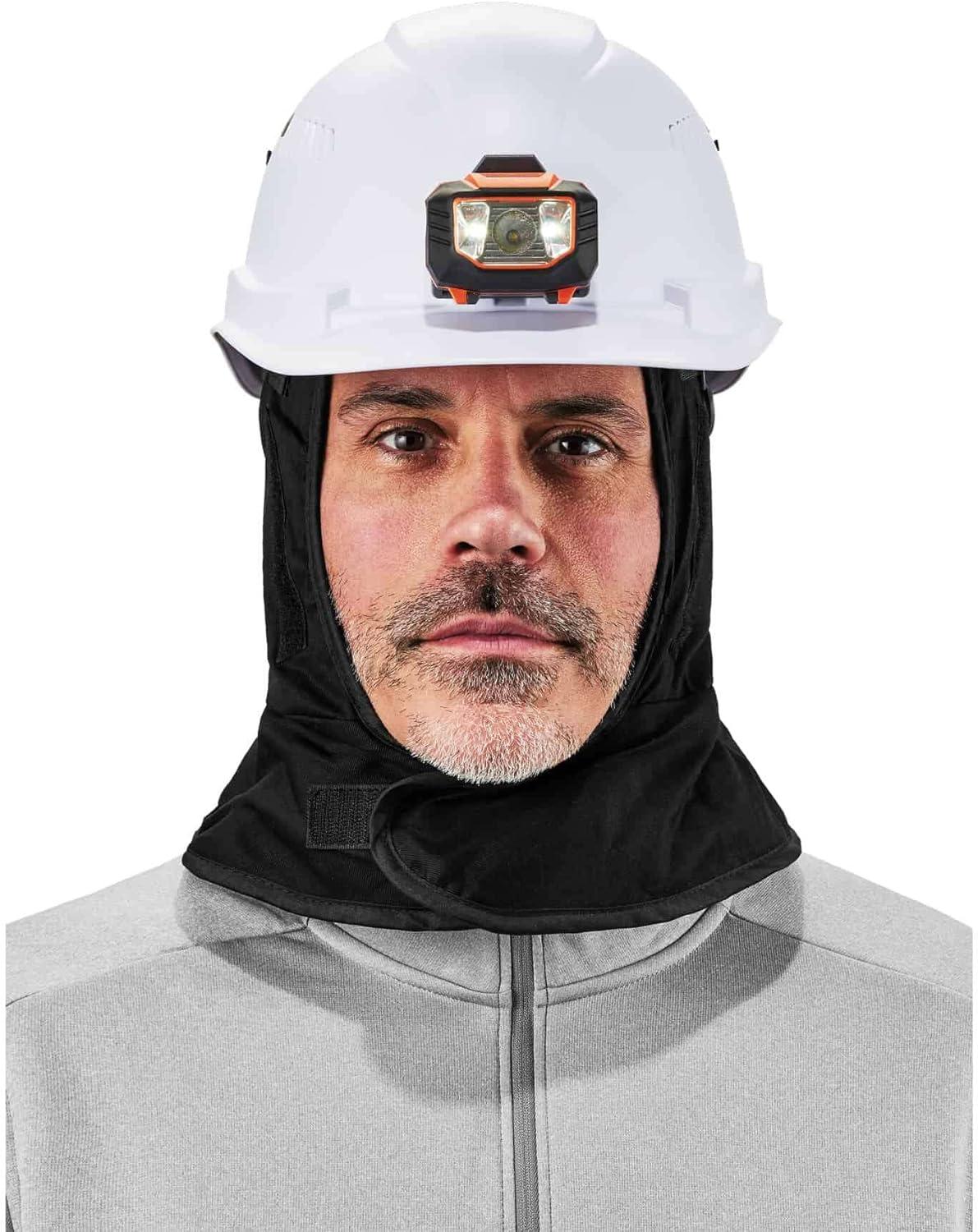 imageErgodyne Mens 2layer Winter Shoulder  Cotton Head Liner Black