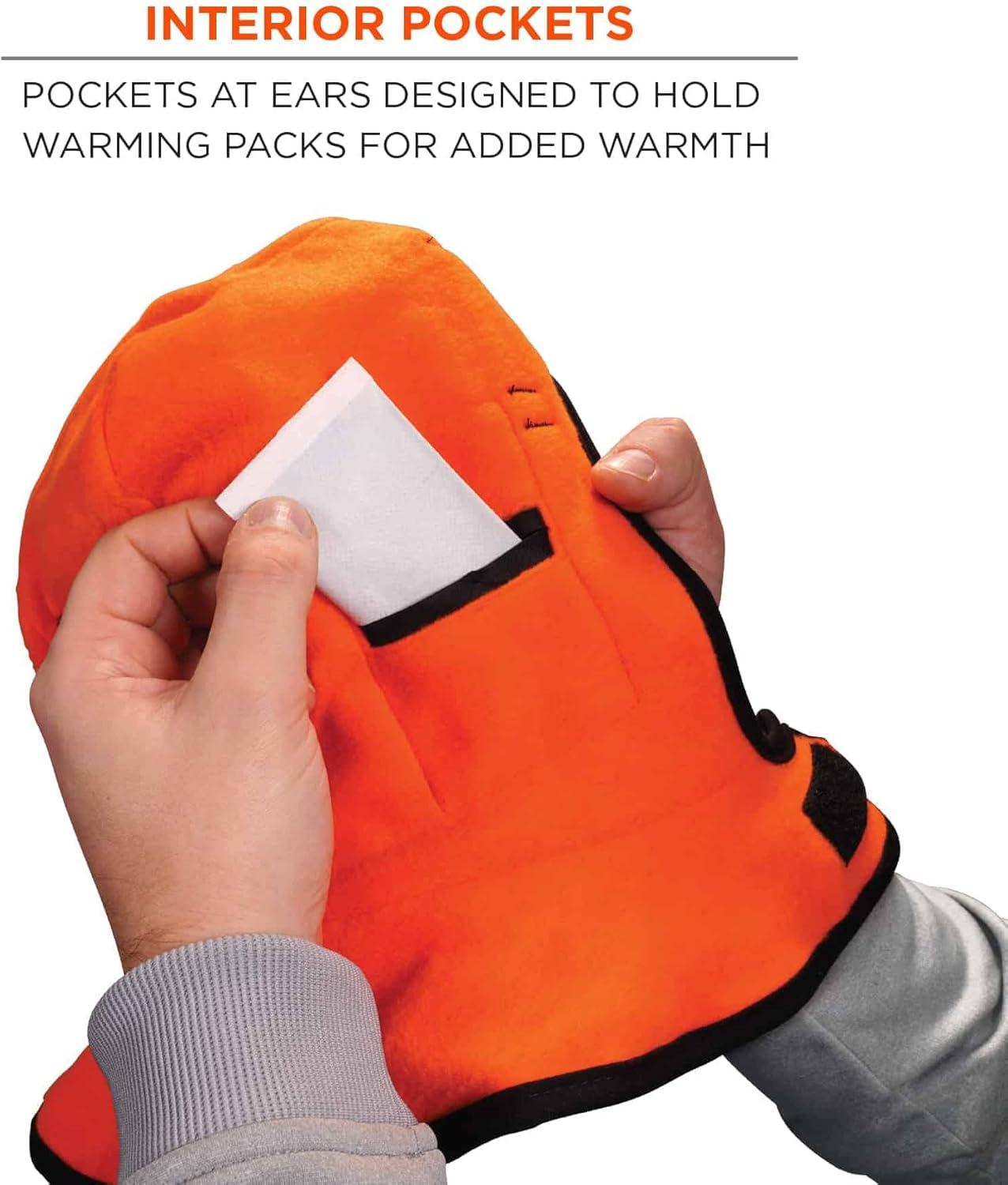 imageErgodyne Mens 2layer Winter Shoulder  Cotton Head Liner Black