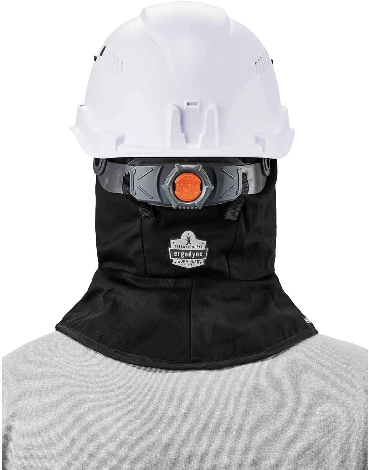 imageErgodyne Mens 2layer Winter Shoulder  Cotton Head Liner Black