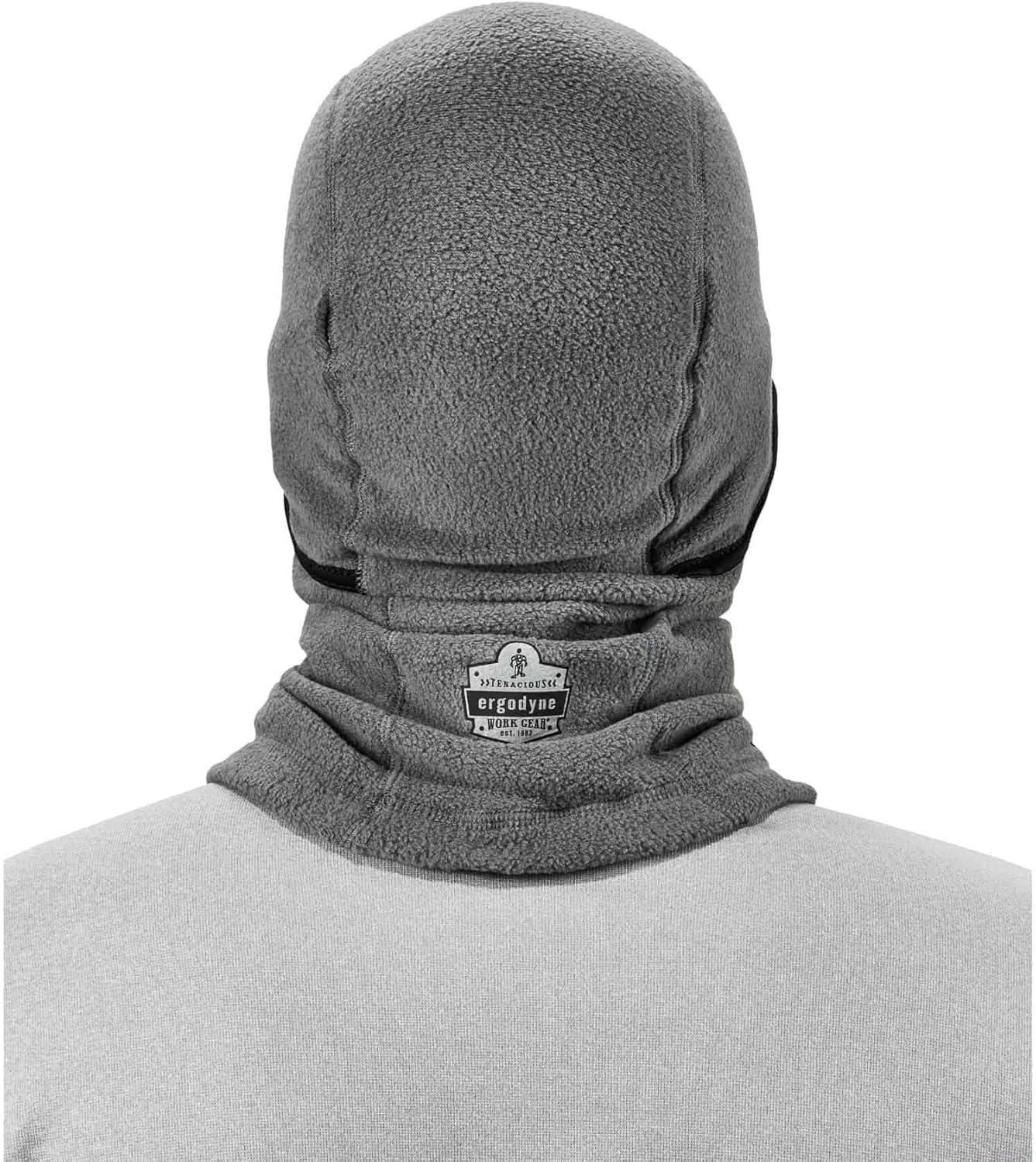 imageErgodyne NFerno 6823 Balaclava Ski Mask WindResistant Face Mask Hinged Design to Wear as Neck GaiterGray