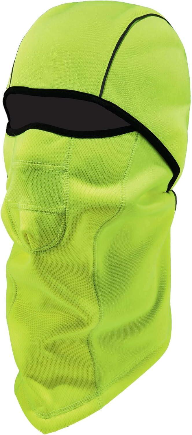 imageErgodyne NFerno 6823 Balaclava Ski Mask WindResistant Face Mask Hinged Design to Wear as Neck GaiterLime