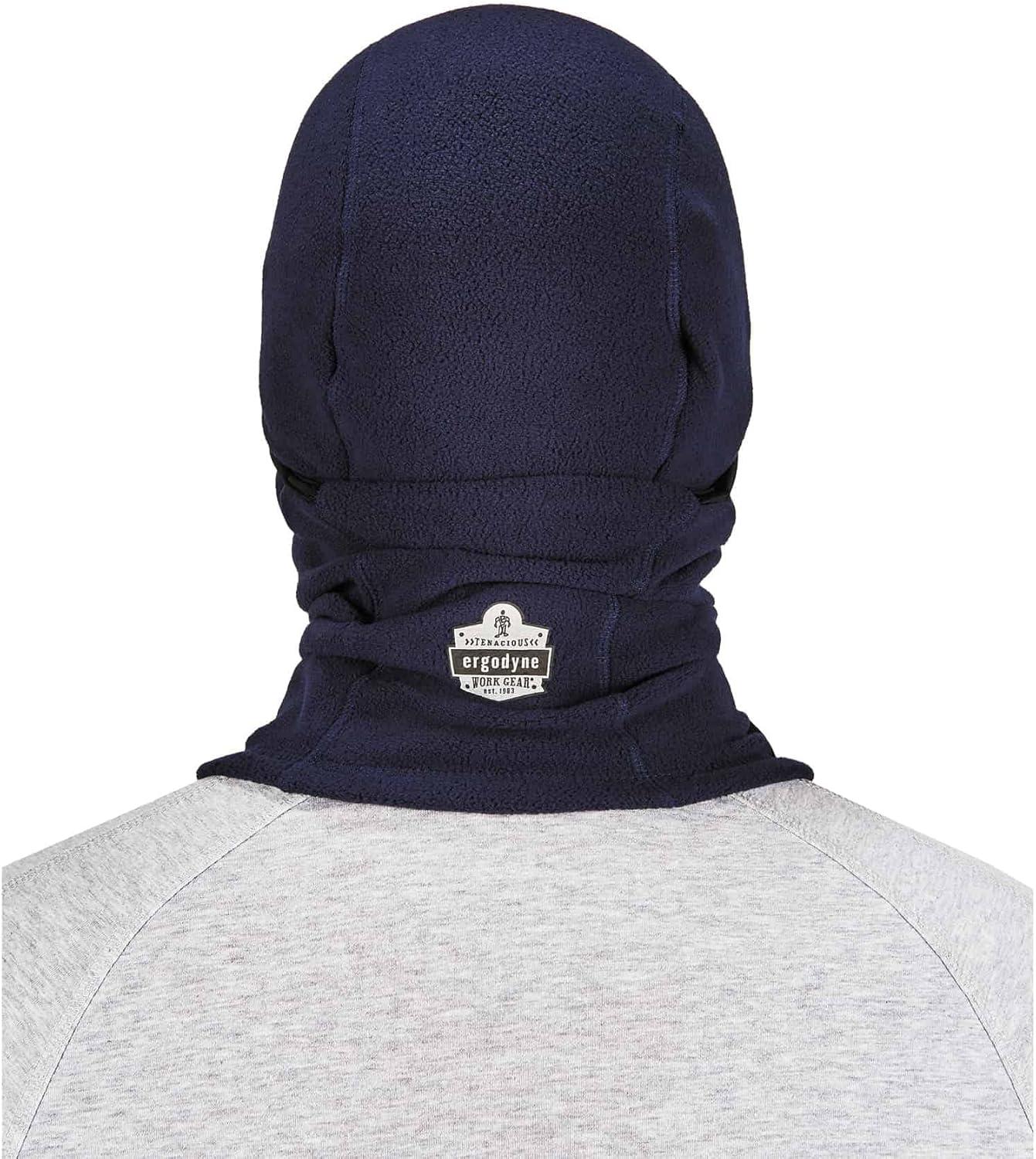 imageErgodyne NFerno 6823 Balaclava Ski Mask WindResistant Face Mask Hinged Design to Wear as Neck GaiterNavy