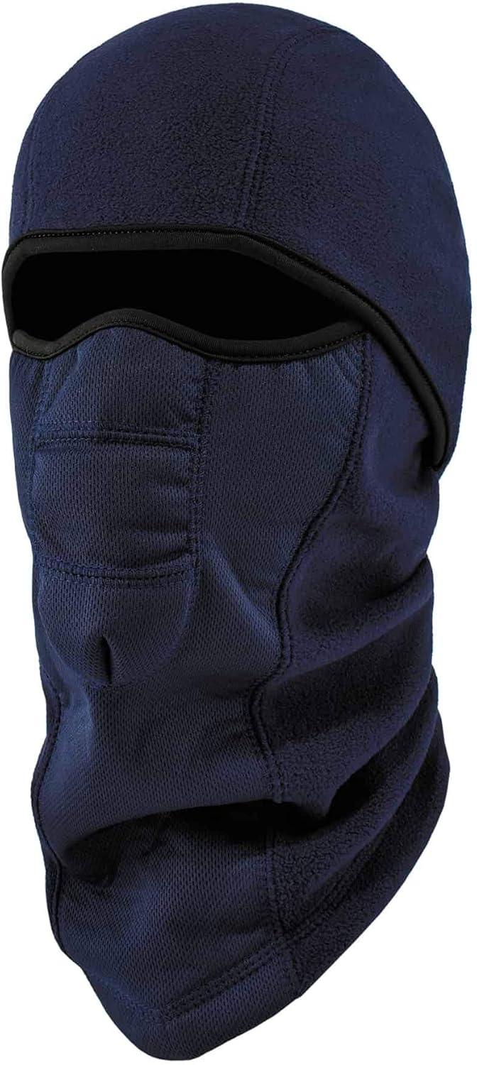 imageErgodyne NFerno 6823 Balaclava Ski Mask WindResistant Face Mask Hinged Design to Wear as Neck GaiterNavy