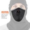 imageErgodyne Mens Face Mask  2pc Fleece Neoprene Balaclava Black