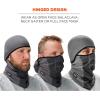 imageErgodyne NFerno 6823 Balaclava Ski Mask WindResistant Face Mask Hinged Design to Wear as Neck GaiterGray