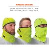 imageErgodyne NFerno 6823 Balaclava Ski Mask WindResistant Face Mask Hinged Design to Wear as Neck GaiterLime