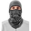 imageErgodyne NFerno 6823 Balaclava Ski Mask WindResistant Face Mask Hinged Design to Wear as Neck GaiterGray