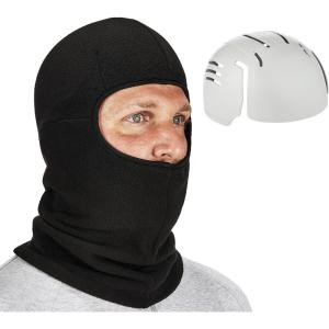 imageBalaclava Face Mask with Zippered Pocket for Bump Cap Insert Ergodyne NFerno 6893ZBlackBalaclava Bump Cap Insert