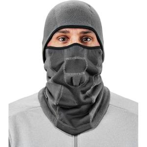 imageErgodyne NFerno 6823 Balaclava Ski Mask WindResistant Face Mask Hinged Design to Wear as Neck GaiterGray