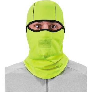 imageErgodyne NFerno 6823 Balaclava Ski Mask WindResistant Face Mask Hinged Design to Wear as Neck GaiterLime