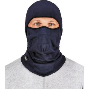 imageErgodyne NFerno 6823 Balaclava Ski Mask WindResistant Face Mask Hinged Design to Wear as Neck GaiterNavy