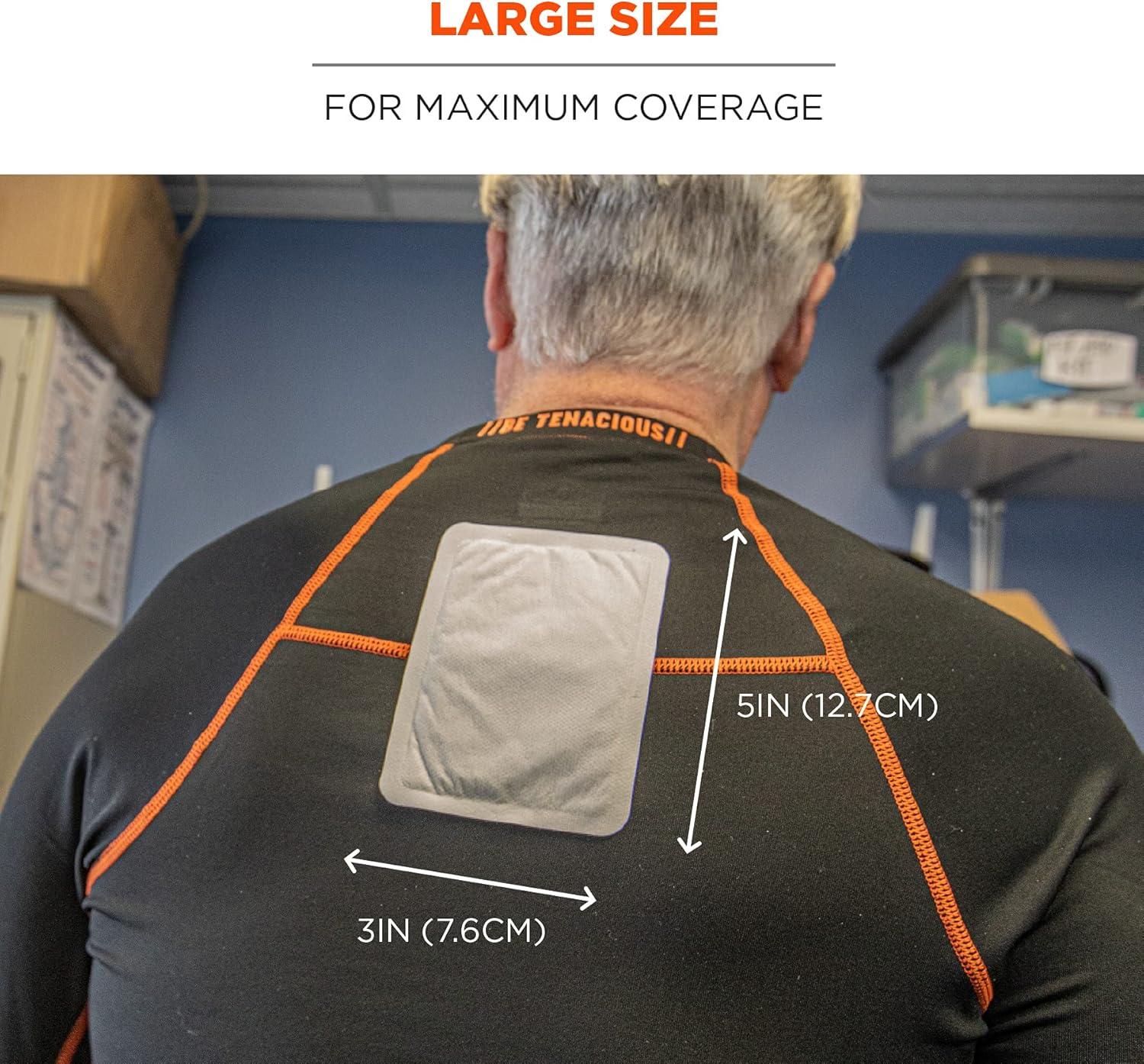 imageErgodyne NFerno 6997 Adhesive Body Warmer Air Activated Heat Pad Up to 12 Hours of WarmingAdhesive Body Warmers