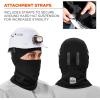 imageBalaclava Detachable Top and Bottom Straps To Attach To Hard Hat Winter Face Mask Ergodyne NFerno 6826Black
