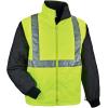 imageErgodyne GloWear 8385 ANSI High Visibility 4in1 Reflective Safety JacketLime