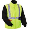 imageErgodyne GloWear 8385 ANSI High Visibility 4in1 Reflective Safety JacketLime