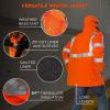 imageErgodyne GloWear 8385 ANSI High Visibility 4in1 Reflective Safety JacketOrange