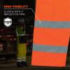 imageErgodyne GloWear 8925 ANSI High Visibility Lime Reflective Thermal Safety Pants XLargeOrange