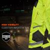 imageErgodyne GloWear 8928 Insulated Thermal Bib Overalls High Visibility WeatherResistantLime