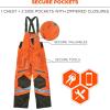 imageErgodyne GloWear 8928 Insulated Thermal Bib Overalls High Visibility WeatherResistantOrange