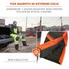imageErgodyne GloWear 8928 Insulated Thermal Bib Overalls High Visibility WeatherResistantOrange