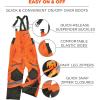 imageErgodyne GloWear 8928 Insulated Thermal Bib Overalls High Visibility WeatherResistantOrange